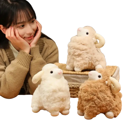 Plush Sheep Stuffed Animal Toy Kawaii Soft Doll