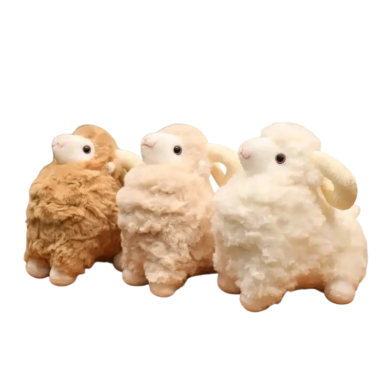 Plush Sheep Stuffed Animal Toy Kawaii Soft Doll
