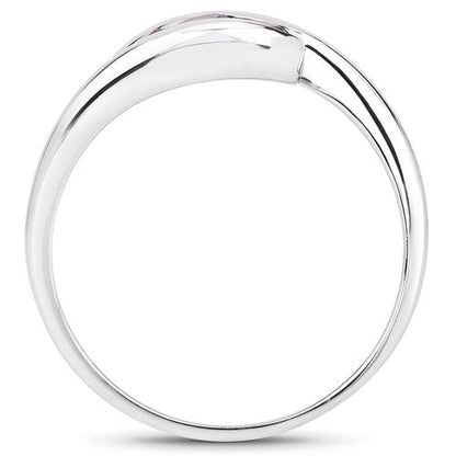 0.54 Carat Genuine Amethyst .925 Sterling Silver Ring