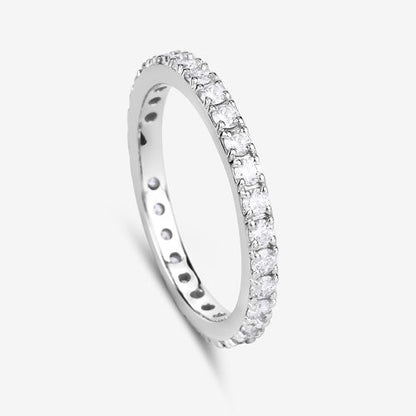 1.00 Carat Lab Grown Diamond 14K White Gold Ring