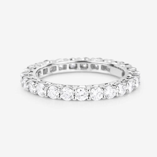 1.50 Carat Lab Grown Diamond 14K White Gold Ring