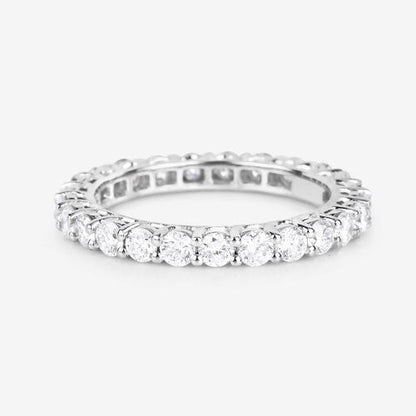 1.50 Carat Lab Grown Diamond 14K White Gold Ring