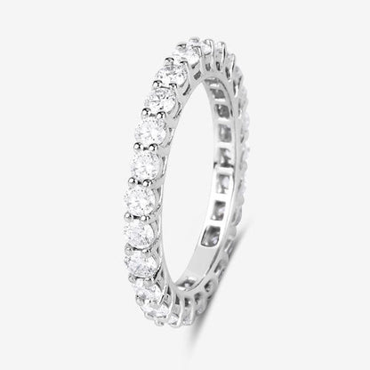 1.50 Carat Lab Grown Diamond 14K White Gold Ring