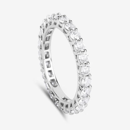 1.50 Carat Lab Grown Diamond 14K White Gold Ring