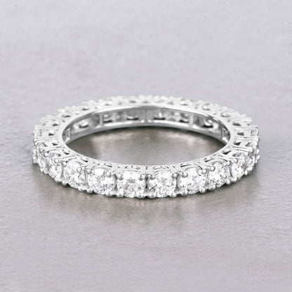 2.00 Carat Lab Grown Diamond 14K White Gold Ring