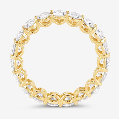 3.00 Carat Lab Grown Diamond 14K Yellow Gold Ring