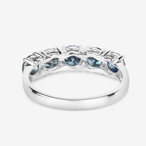 1.22 Carat Genuine Blue Diamond 14K White Gold Ring