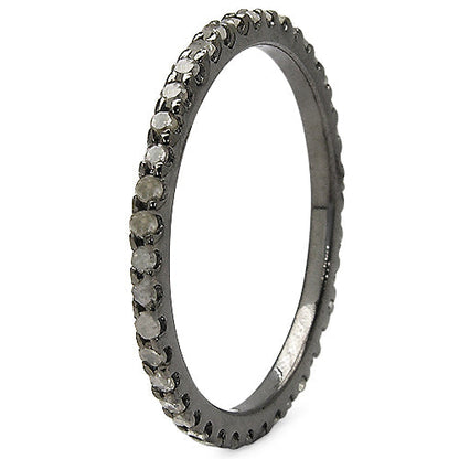 0.60 Carat Genuine TLB Diamond .925 Sterling Silver Ring