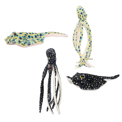 Ray Plush Toys and Polka Dot Octopus Stuffed Animals