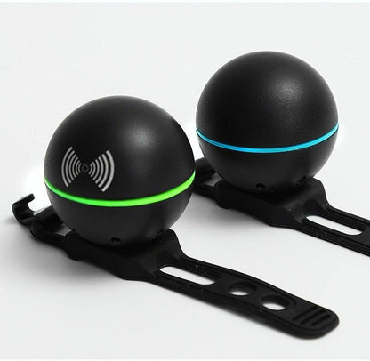 Round Modern Bicycle Bell Electric Bike Horn Loud 130db Sound Signal 3 Ringtones Little Black Ball Water Proof Accessories 3 Sound Modes Loud Horn Waterproof Bicycle Bell For Handlebar Bicycle Horn