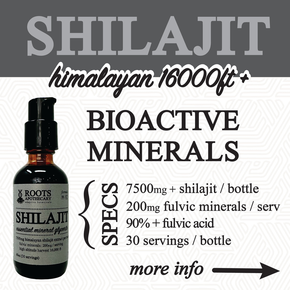 shilajit glycerite (60ml)