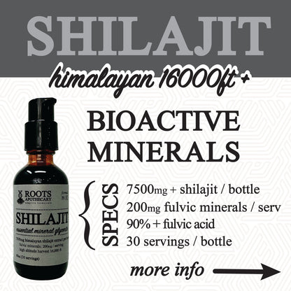 shilajit glycerite (60ml)