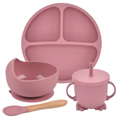 Silicone Suction Cup Dinner Plate Set