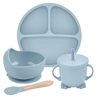 Silicone Suction Cup Dinner Plate Set