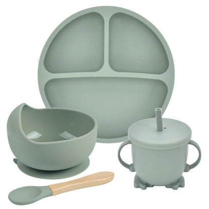 Silicone Suction Cup Dinner Plate Set