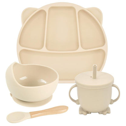 Silicone Suction Cup Dinner Plate Set