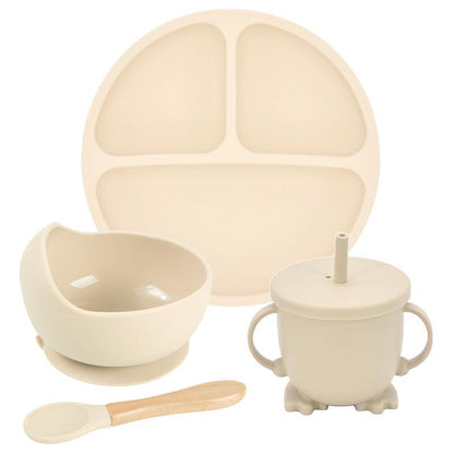 Silicone Suction Cup Dinner Plate Set