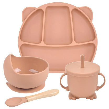 Silicone Suction Cup Dinner Plate Set