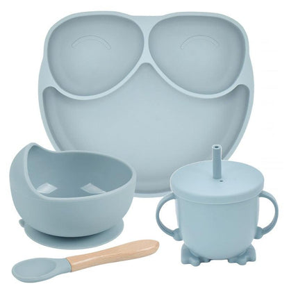 Silicone Suction Cup Dinner Plate Set