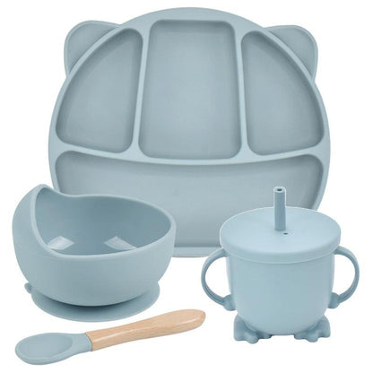 Silicone Suction Cup Dinner Plate Set