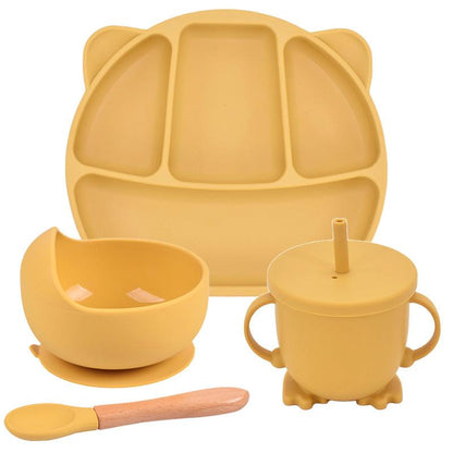 Silicone Suction Cup Dinner Plate Set