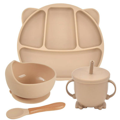 Silicone Suction Cup Dinner Plate Set