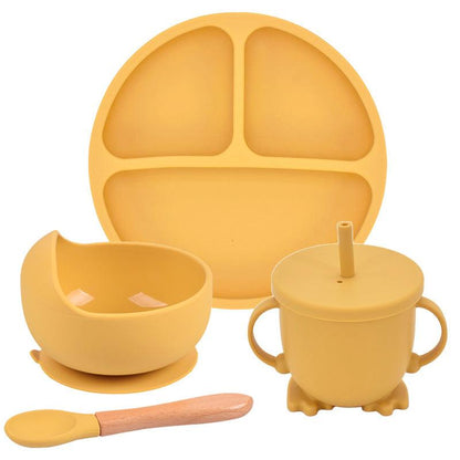 Silicone Suction Cup Dinner Plate Set