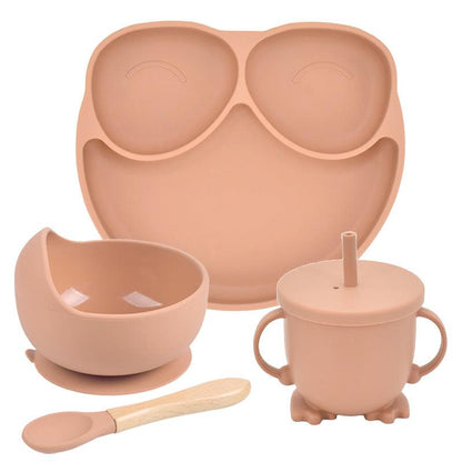 Silicone Suction Cup Dinner Plate Set