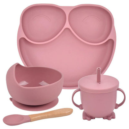 Silicone Suction Cup Dinner Plate Set