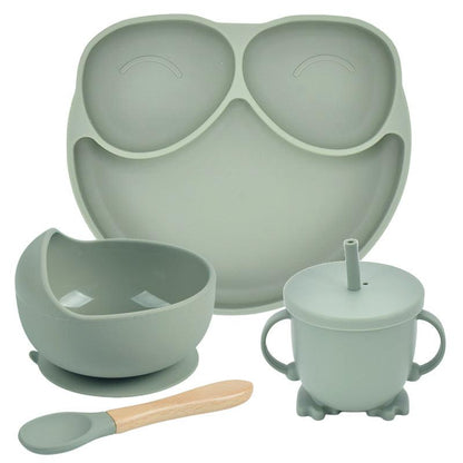Silicone Suction Cup Dinner Plate Set
