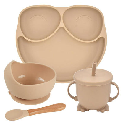 Silicone Suction Cup Dinner Plate Set