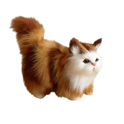 Simulation Cat Plush Soft Stuffed Animal Toy