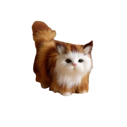 Simulation Cat Plush Soft Stuffed Animal Toy