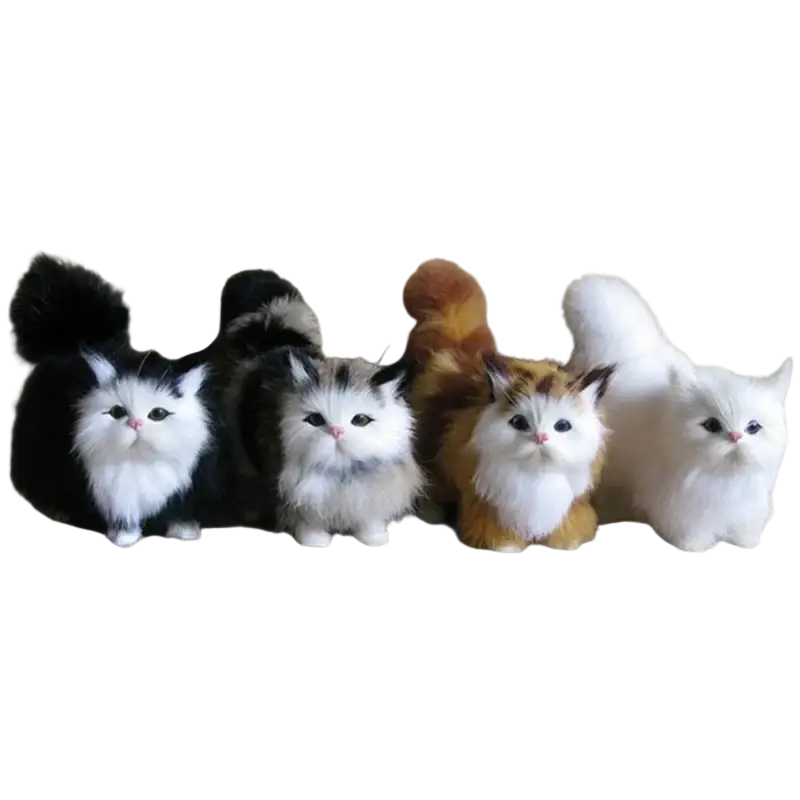 Simulation Cat Plush Soft Stuffed Animal Toy