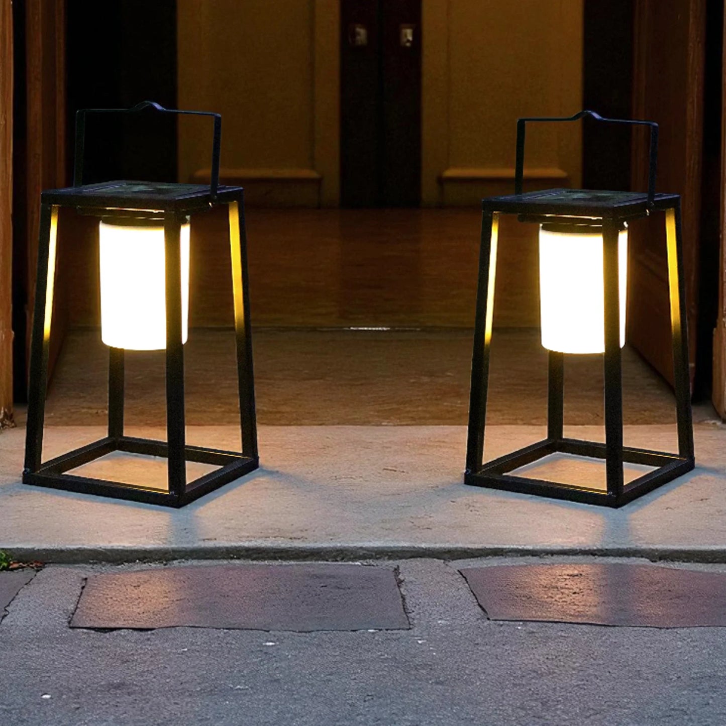 Outdoor Solar Lantern Portable Brightness Solar Lamp IP44 Waterproof