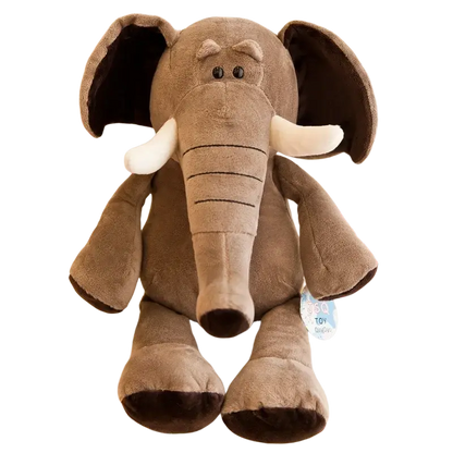 Stuffed Plush Animals Lion Elephant Tiger Soft Toys