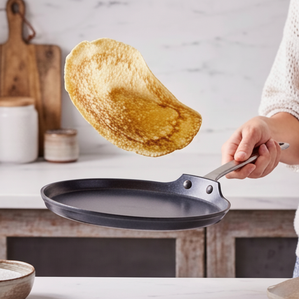 Ceramic Nonstick Crepe Pan, 10"