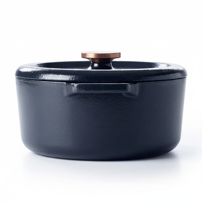 Enameled Cast Iron Round Dutch Oven, 5-Qt